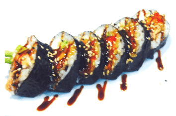 Featured image for “Футомаки със сьомга терияки 6 бр.”