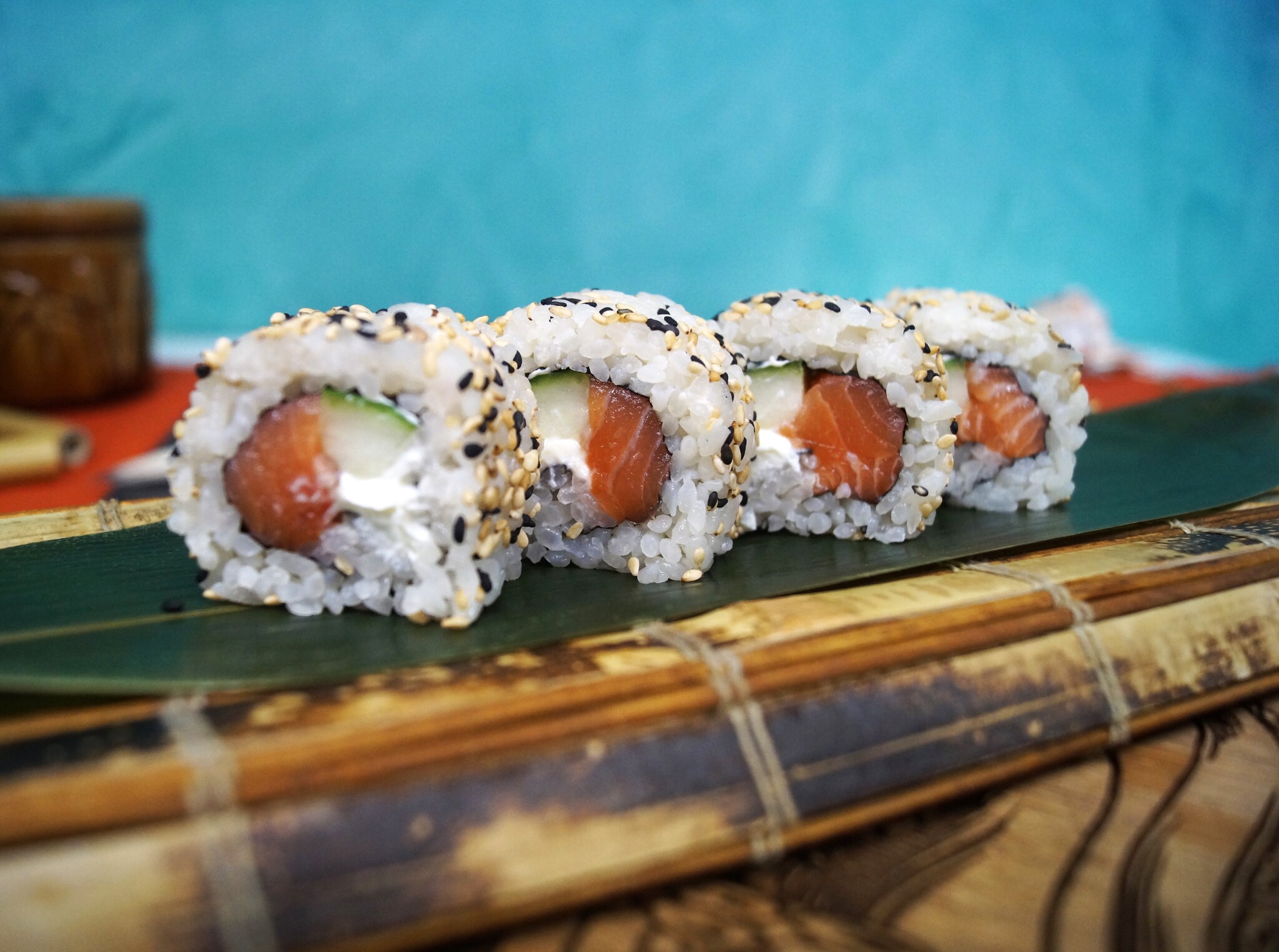 Featured image for “Филаделфия сьомга 4 бр”