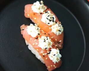 Featured image for “Нигири пушена сьомга 2 бр”